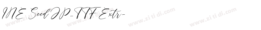INE Seed JP_TTF Extr字体转换